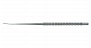 Микродиссектор слегка изогнутый, 2,5 мм, сталь, общ. длина 185 мм