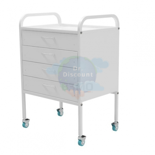 Столик медицинский инструментальный СМИ-01-04 (Материал полок - Металл)