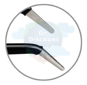 Пинцет биполярный АНТИПРИГАРНЫЙ BOWA со сферической рукояткой.Изогнутый вниз. Длина 22,5 см.