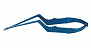 Микроиглодержатель прямой с байонетной ручкой, кончик 0,2 мм, общ. длина 170 мм