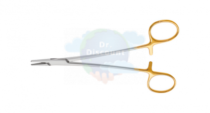 Иглодержатель Crile-Wood TC, прямой, с насечкой, 18 см