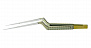 Микропинцет длинный с байонетной ручкой, кончик 0,5 мм, общ. длина 190 мм, рабочая длина 95 мм
