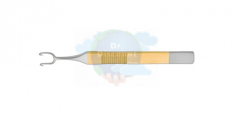 Крючок для кожи, 10 мм, 2 зуба, 12 см